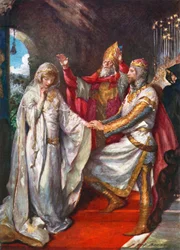 The Marriage of King Arthur and Queen Guinevere