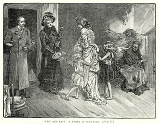 West and East: A Party of Slummers