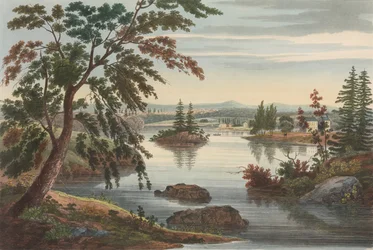 View Near Fort Miller No. 10 later changed to No. 9 of The Hudson River Portfolio