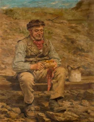 Workman Eating Lunch, 1886-87