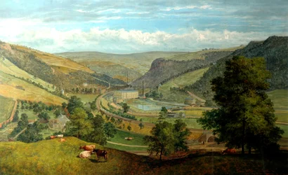 Todmorden Valley from Charlestown, 1860