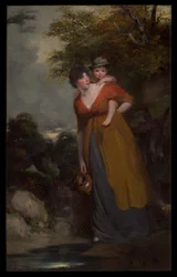 Mrs. Richard Brinsley Sheridan (Hester Jane Ogle, 1775/76-1817) and her son (Charles Brinsley Sheridan, 1796-1843)