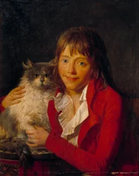 The Child and His Cat