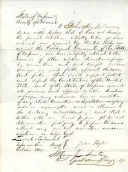 Loyalty oath of John Hyde of Missouri, County of St. Louis