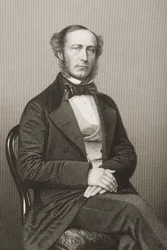 John Walter (1818-94) engraved by D.J. Pound from a photograph, from 