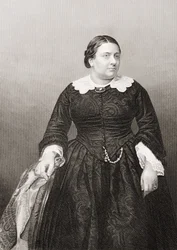 Madame Marietta Alboni (1824-94) engraved by D.J. Pound from a photograph, from The Drawing-Room of Eminent Personages, Volume 2, published in London, 1860
