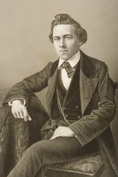Paul Charles Morphy (1837-84) engraved by D.J. Pound from a photograph, from 