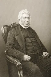 Walter Farquhar Hook engraved by D.J. Pound from a photograph, from The Drawing-Room of Eminent Personages, Volume 2, published in London, 1860