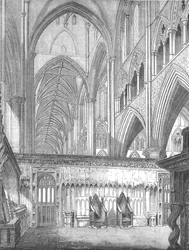 The Nave, Westminster Abbey, Looking West from St. Edward