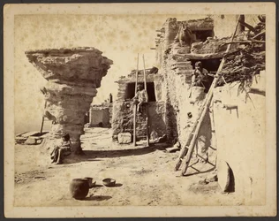 Dance Rock at Walpi Pueblo, Arizona