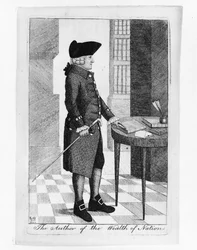 Portrait of Adam Smith, Author of The Wealth of Nations