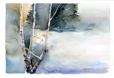 Birch in Winter, 2015
