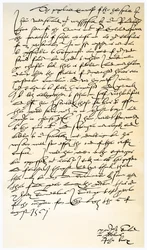 Letter from John Knox to Sir Nicholas Throgmorton, 6th August 1561