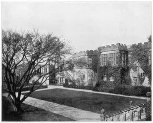 Haddon Hall near Bakewell, Derbyshire, England, late 19th century