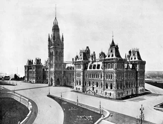Houses of Parliament, Ottawa, Canada, 1893