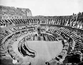 Interior of the Colosseum, Rome