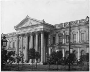 National Congress, Santiago, Chile, late 19th century.