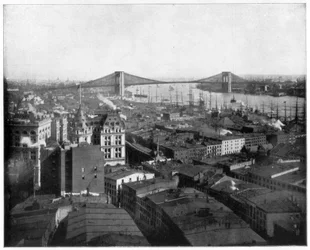 New York and the Brooklyn Bridge