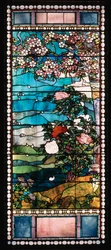 Flowering Cherry Tree and Peony