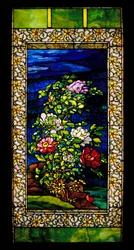 Window: Peonies in the Wind, possibly 1889/reworked by 1908