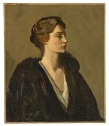 A Lady in Black (Lady Gwendeline Spencer-Churchill)