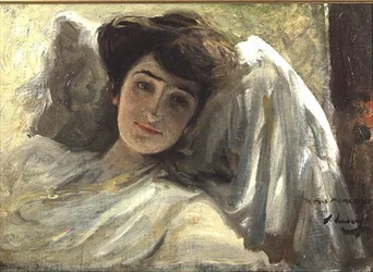 A Long Lady at Rest