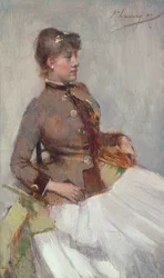 Portrait of a seated lady
