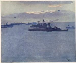 The Firth of Forth, Wind, 1917, from British Artists at the Front, Continuation of The Western Front, 1918