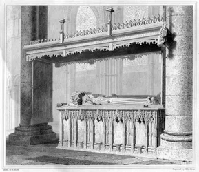 Tomb of Henry IV and his Queen Joan of Navarre in Canterbury Cathedral, 1825