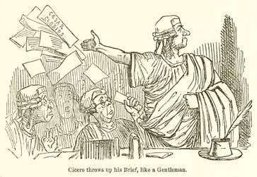 Cicero Throws Up his Brief, like a Gentleman