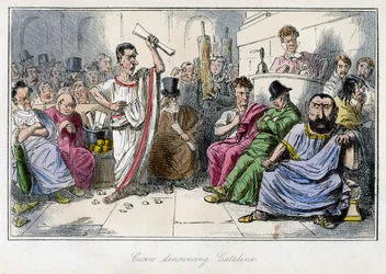 Cicero Denouncing Cataline, 1850s