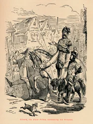 Edward the Black Prince, Conducting His Prisoner