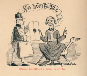 Ethelred Dispatching a Letter by His Son, c1860