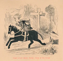 Flight of Sir Walter Tyrrel. Horse of the Period