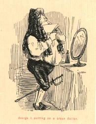 George I Putting on a Clean Collar, 1897