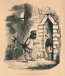 Guthrum pays an Evening Visit to Alfred