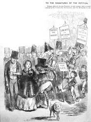 How the Chartist Procession Might Have Looked, 1848