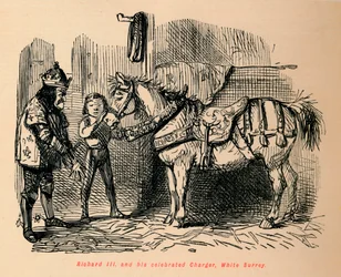 Richard III and his celebrated Charger, White Surrey