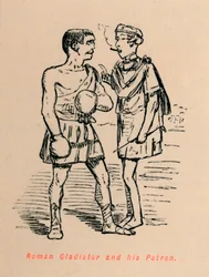Roman Gladiator and his Patron, 1852
