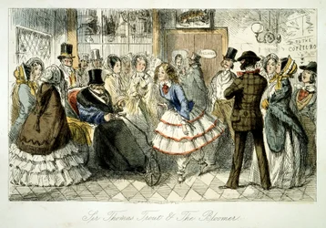 Taking the Waters at Handley Spa, 1845