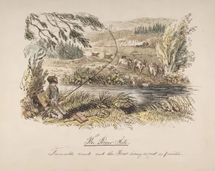 The Riverside, Favourable Wind and the Trout Rising as Fast as Possible, 1830-64