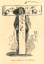 Titus Oates in the Pillory