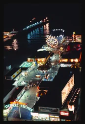 Steeplechase Pier at Night, Atlantic City, New Jersey, USA