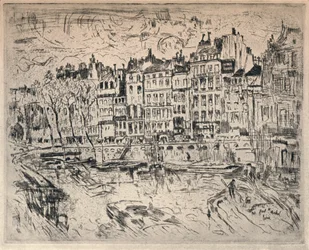 Near the Pont St Michel, 1915