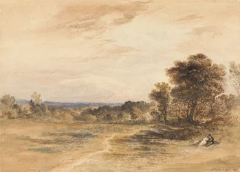 Landscape with Courting Couple