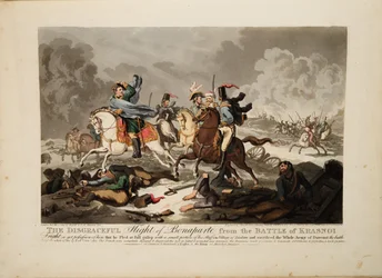 The Flight of Bonaparte from the Battle of Krasnoi, 1814