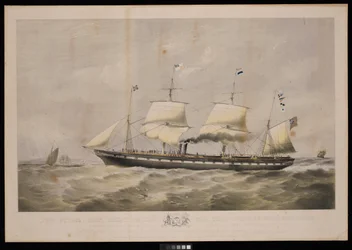 The Steam Ship Great Britain... Proprietors Messrs Gibbs & Co... To the People of Great Britain & the United States of America, This plate is respectfully dedicated...