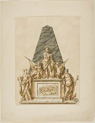 Unexecuted Design for the Monument to the First Duke of Marlborough
