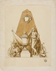 Unexecuted Design for the Monument to the First Duke of Marlborough