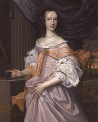 Catherine Dormer, Daughter of Montagu Bertie, 2nd Earl of Lindsey, by John Michael Wright